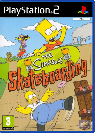 The Simpsons Skateboarding