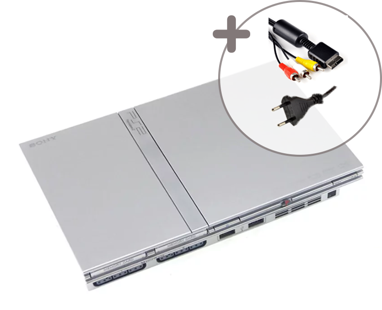 Playstation 2 Konsole Slim - Silver