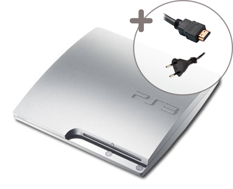 Sony PlayStation 3 Slim Silver Konsole - 120GB