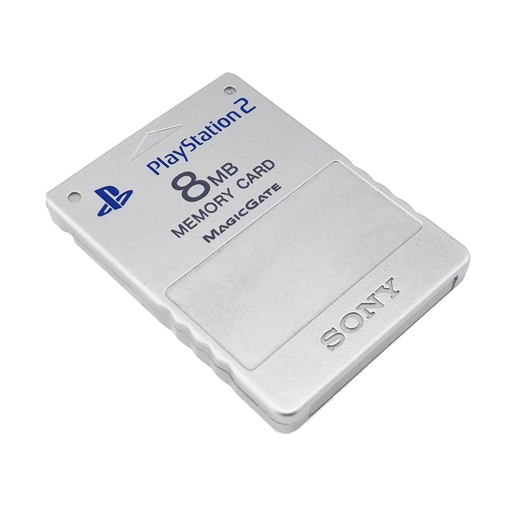 Original Playstation 2 Memory Card - Silver (8MB)