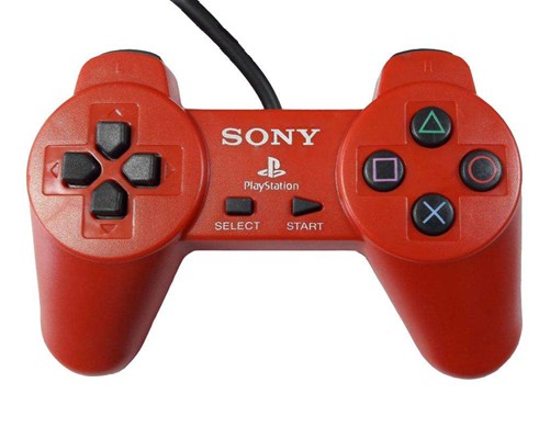 Sony Analog Playstation 1 Controller - Red