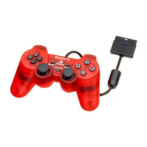 Sony DualShock Playstation 2 Controller - Crystal Red