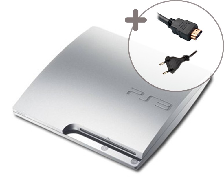 Sony PlayStation 3 Slim Silver Konsole - 320GB