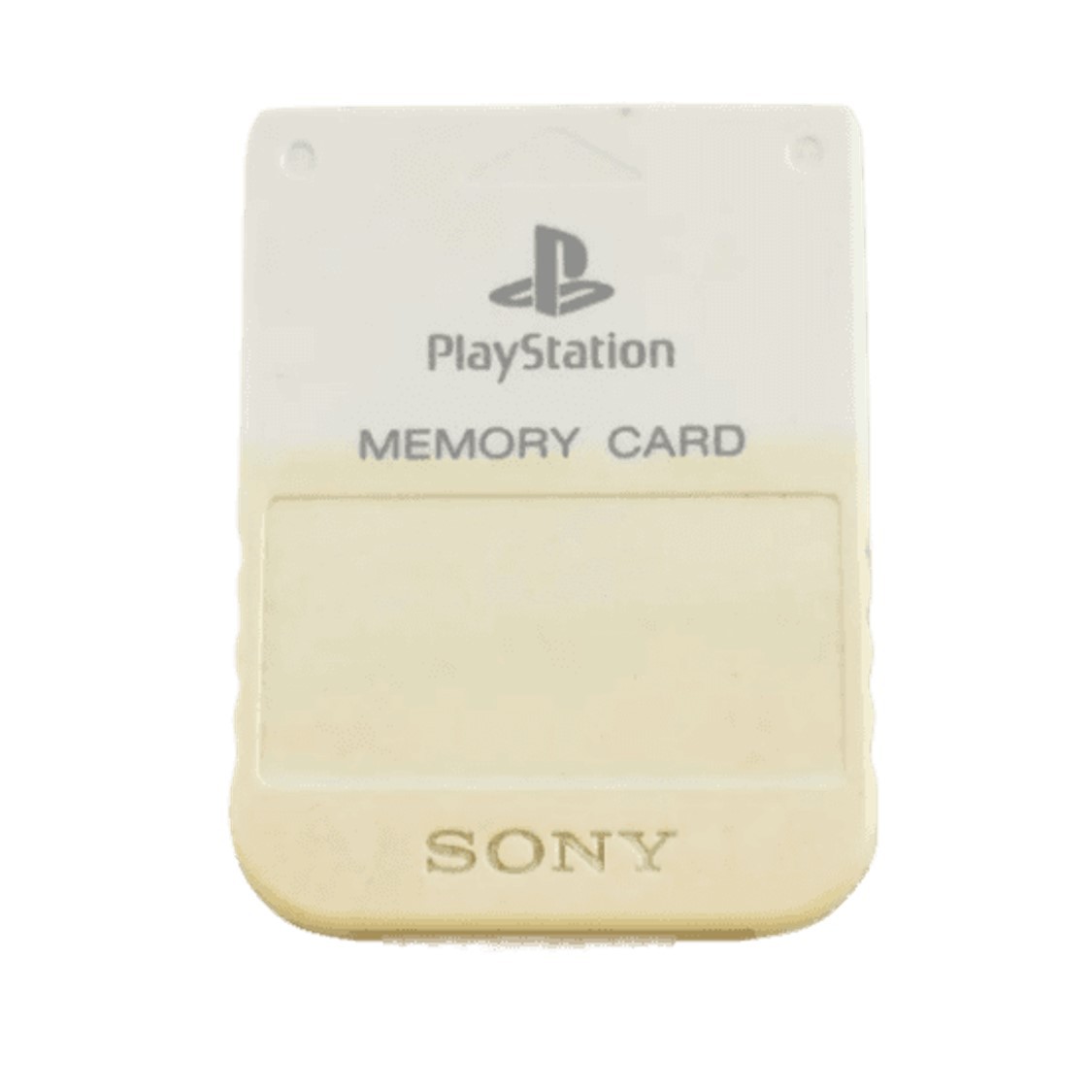 Original Sony PlayStation 1 Memory Card - White