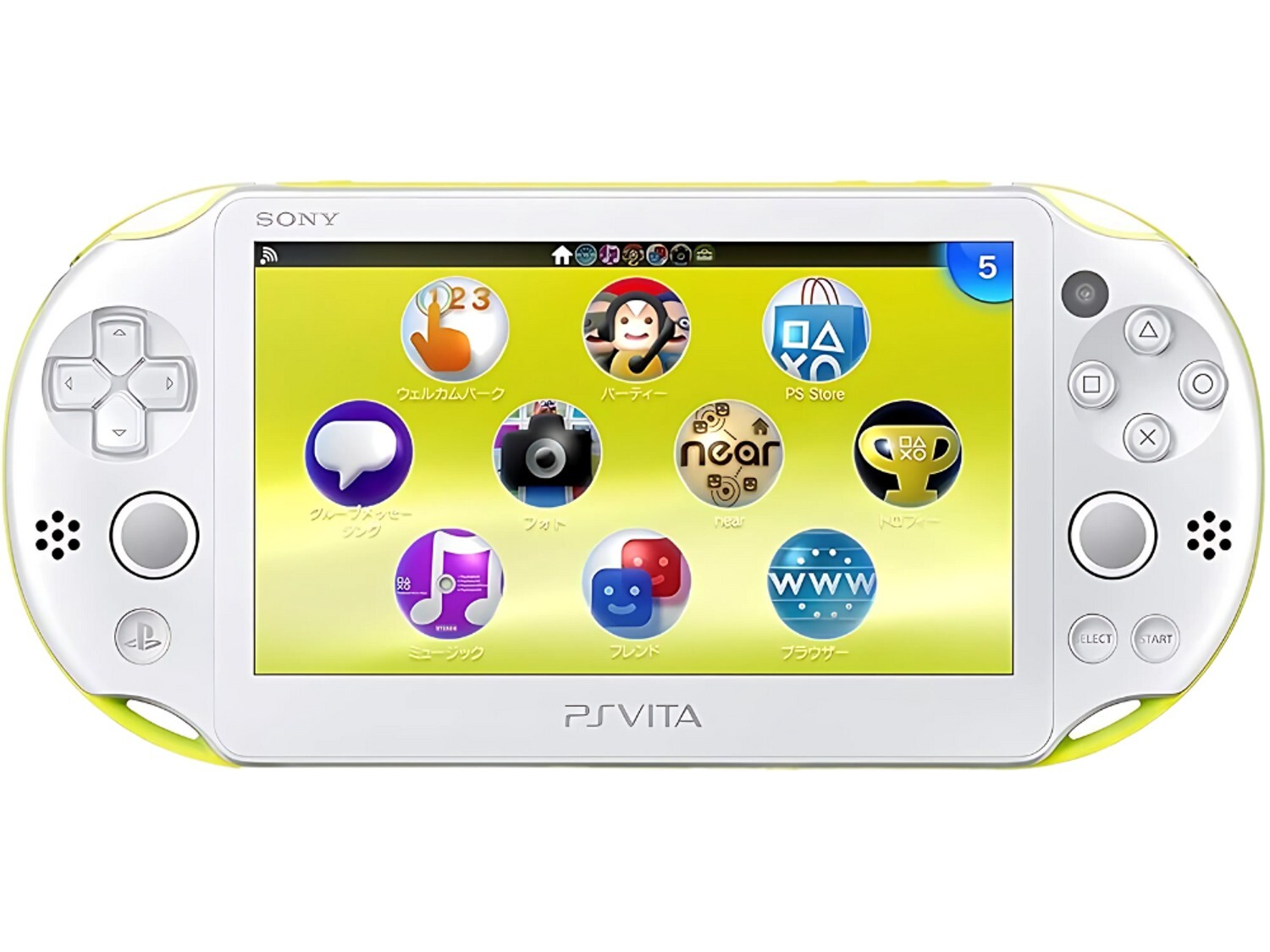 Sony PlayStation Vita 2000 Slim - Lime Green / White