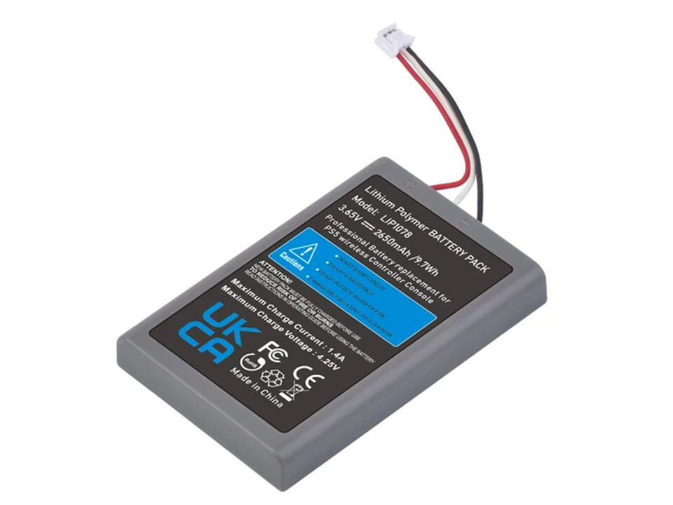Nieuwe accu voor de Playstation 5 controller